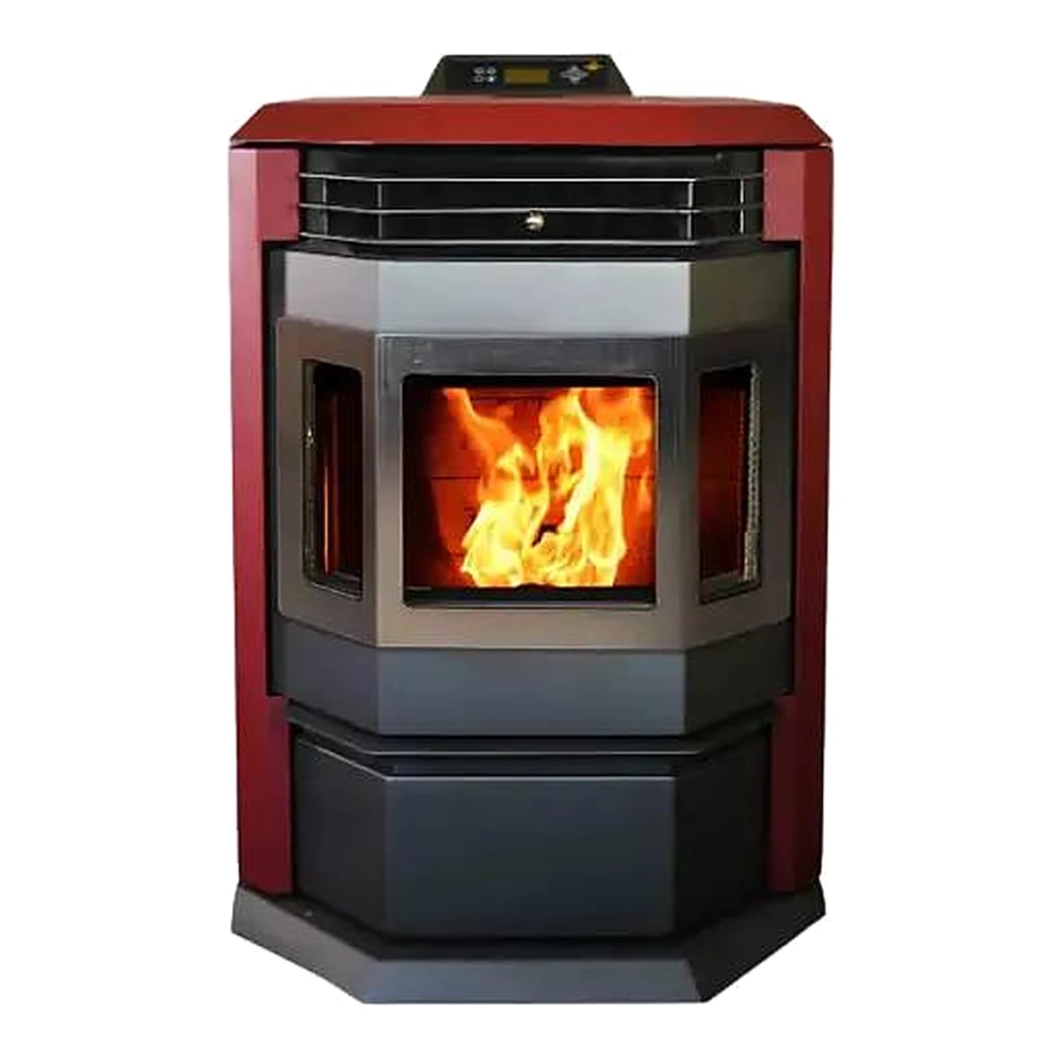 Peletmax Nar 16 kW Bordo Cumbalı Camlı Pelet Sobası