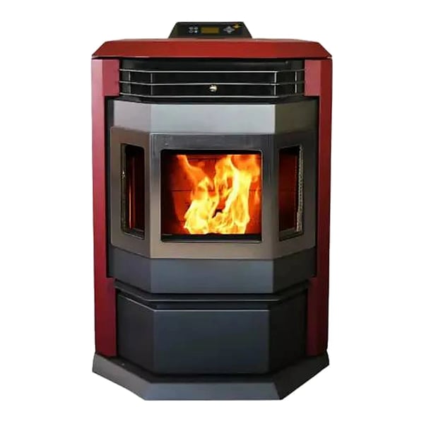 Peletmax Nar 16 kW Bordo Cumbalı Camlı Pelet Sobası