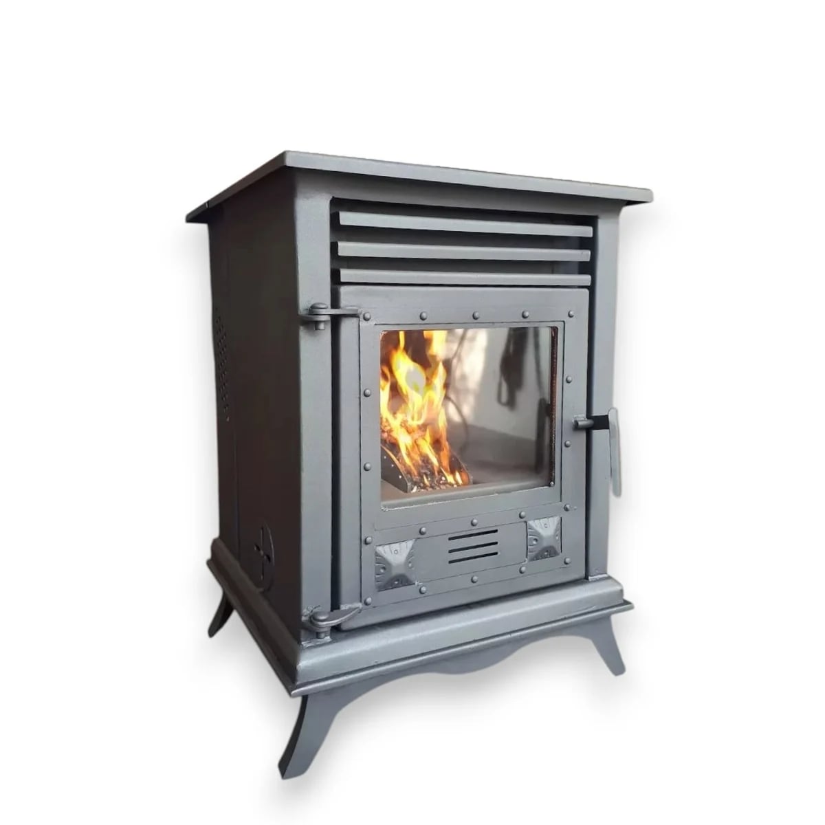 Peletmax Ocak 8 kW Şömine Tipi Manuel Pelet ve Odun Sobası